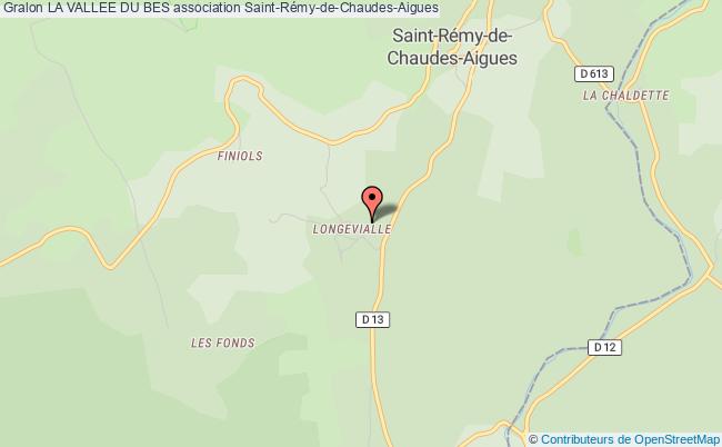 plan association La Vallee Du Bes Saint-Rémy-de-Chaudes-Aigues