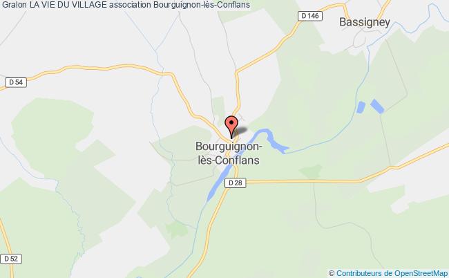 plan association La Vie Du Village Bourguignon-lès-Conflans