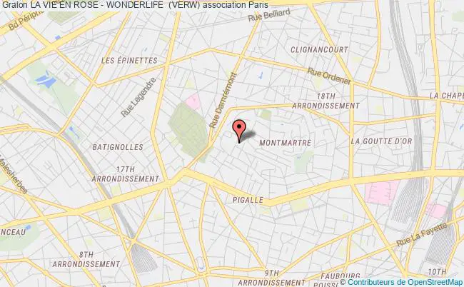 plan association La Vie En Rose - Wonderlife  (verw) Paris
