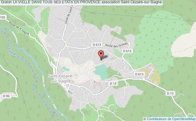 plan association La Vielle Dans Tous Ses Etats En Provence Saint-Cézaire-sur-Siagne