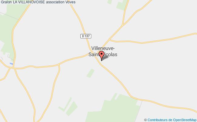 plan association La Villanovoise Les   Villages Vovéens