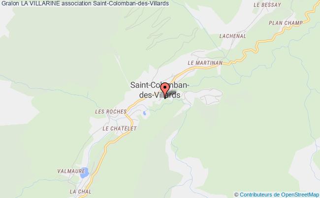 plan association La Villarine Saint-Colomban-des-Villards