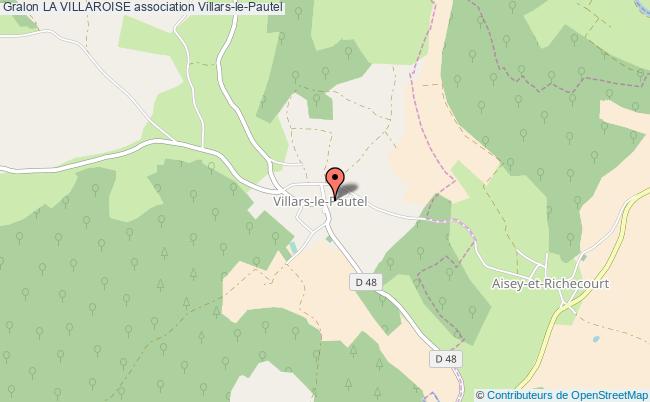 plan association La Villaroise Villars-le-Pautel