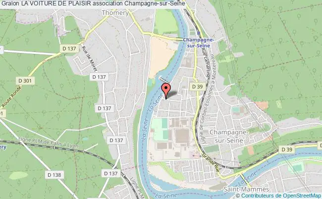 plan association La Voiture De Plaisir Champagne-sur-Seine