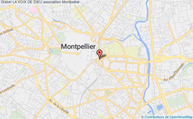 plan association La Voix De Dieu Montpellier