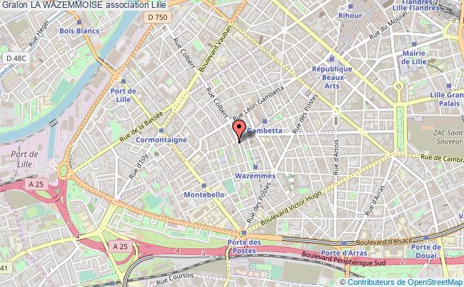 plan association La Wazemmoise 
