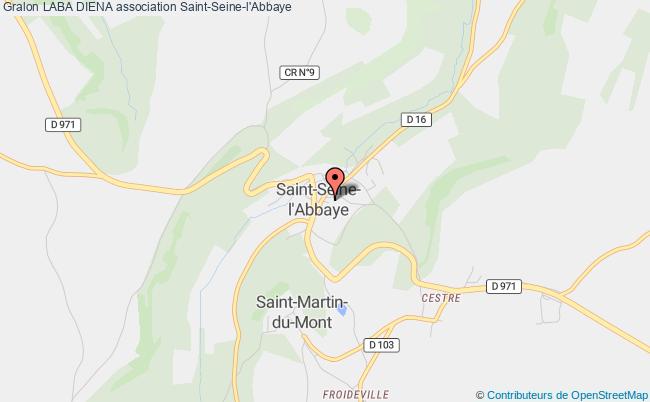 plan association Laba Diena Saint-Seine-l'Abbaye
