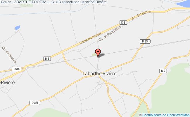 plan association Labarthe Football Club Labarthe-Rivière