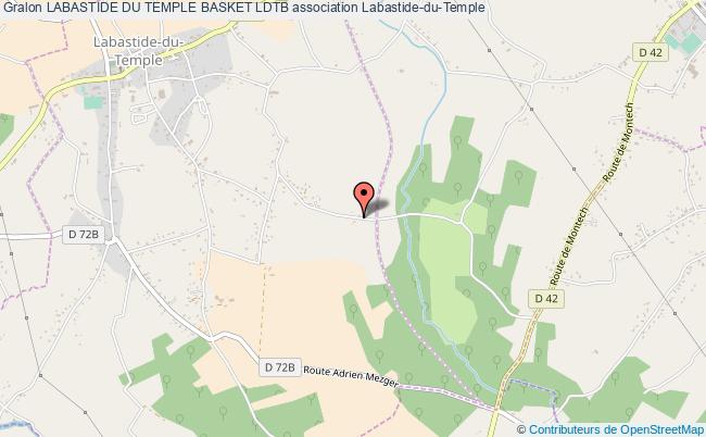 plan association Labastide Du Temple Basket Ldtb Labastide-du-Temple