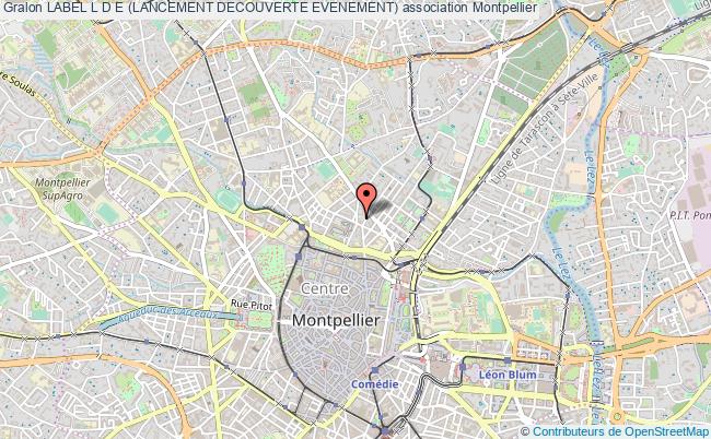 plan association Label L D E (lancement Decouverte Evenement) Montpellier