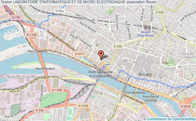 plan association Laboratoire D'informatique Et De Micro-Électronique Rouen