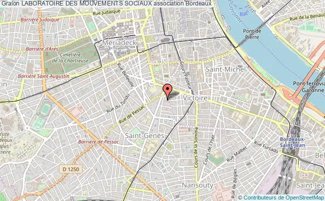 plan association Laboratoire Des Mouvements Sociaux Bordeaux