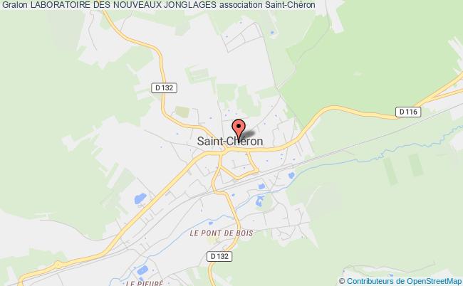 plan association Laboratoire Des Nouveaux Jonglages Saint-Chéron