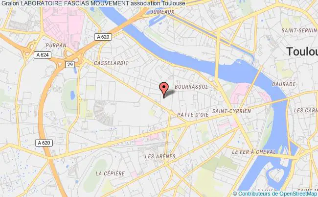 plan association Laboratoire Fascias Mouvement Toulouse
