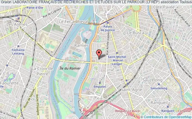 plan association Laboratoire FranÇais De Recherches Et D'etudes Sur Le Parkour (lfrep) Toulouse