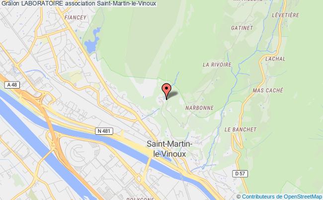 plan association Laboratoire Saint-Martin-le-Vinoux