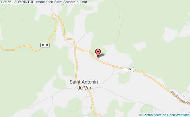 plan association Labyrinthe Saint-Antonin-du-Var