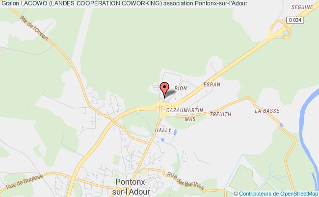 plan association Lacowo (landes CoopÉration Coworking) Pontonx-sur-l'Adour