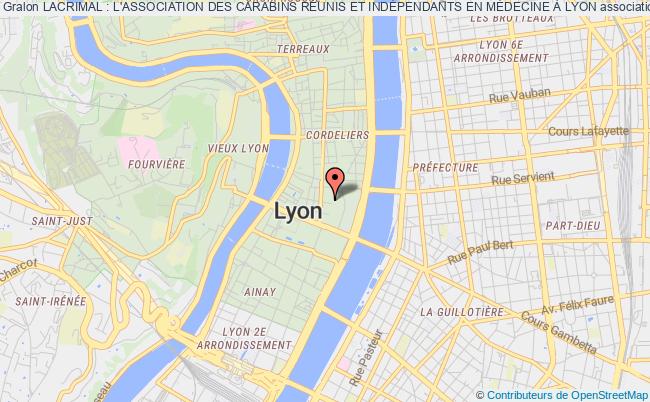 plan association Lacrimal : L'association Des Carabins RÉunis Et IndÉpendants En MÉdecine À Lyon Pierre-Bénite