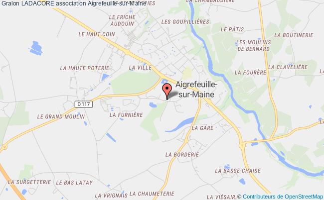 plan association Ladacore Aigrefeuille-sur-Maine