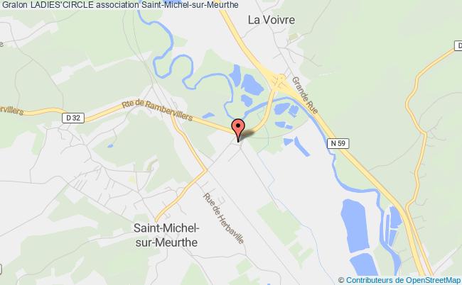 plan association Ladies'circle Saint-Michel-sur-Meurthe