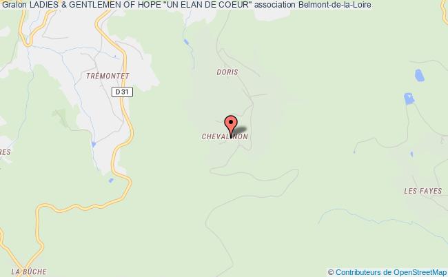 plan association Ladies & Gentlemen Of Hope "un Elan De Coeur" Belmont-de-la-Loire