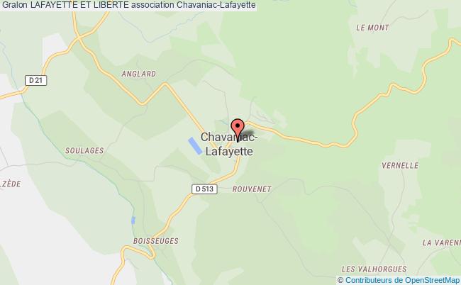 plan association Lafayette Et Liberte Chavaniac-Lafayette