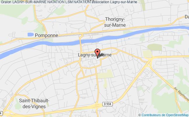 plan association Lagny-sur-marne Natation Lsm Natation Lagny-sur-Marne