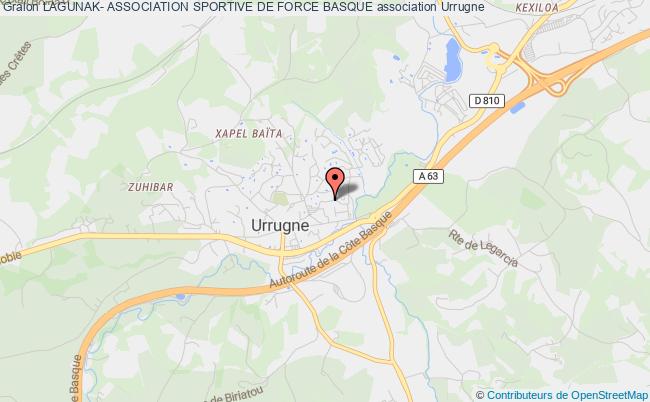 plan association Lagunak- Association Sportive De Force Basque Urrugne