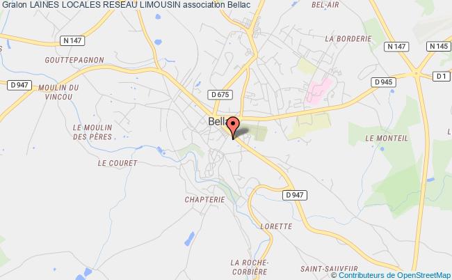 plan association Laines Locales Reseau Limousin Bellac