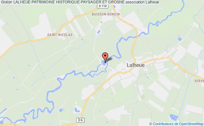 plan association Lalheue-patrimoine Historique-paysager Et Grosne Lalheue