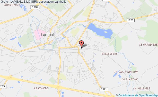 plan association Lamballe Loisirs Lamballe
