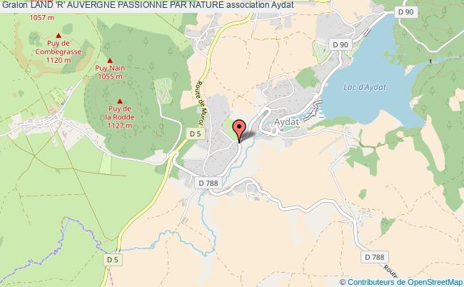 plan association Land 'r' Auvergne Passionne Par Nature Aydat