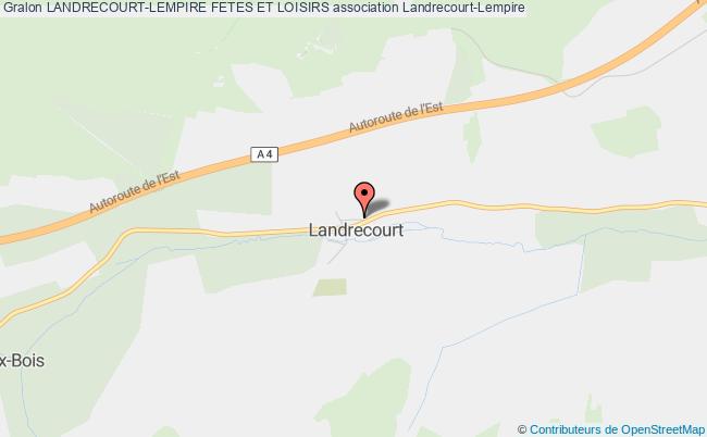 plan association Landrecourt-lempire Fetes Et Loisirs Landrecourt-Lempire