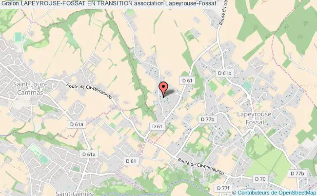 plan association Lapeyrouse-fossat En Transition Lapeyrouse-Fossat