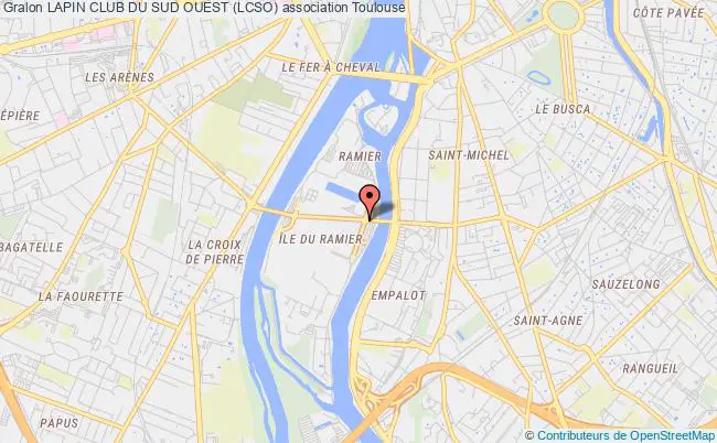 plan association Lapin Club Du Sud Ouest (lcso) Toulouse