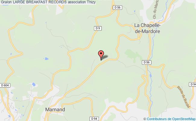 plan association Large Breakfast Records Thizy-les-Bourgs