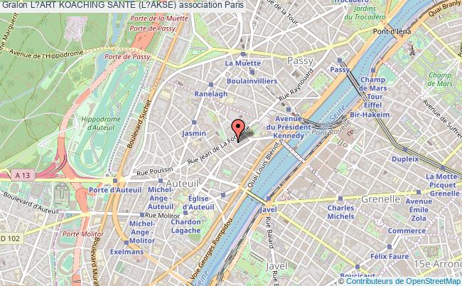 plan association L?art Koaching Sante (l?akse) Paris