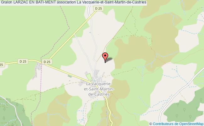 plan association Larzac En Bati-ment La    Vacquerie-et-Saint-Martin-de-Castries