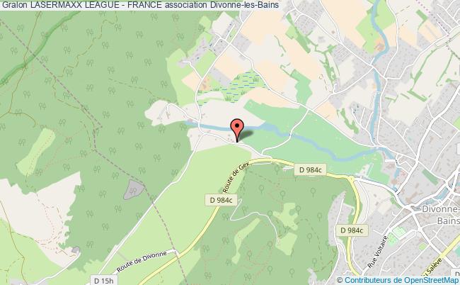 plan association Lasermaxx League - France Divonne-les-Bains