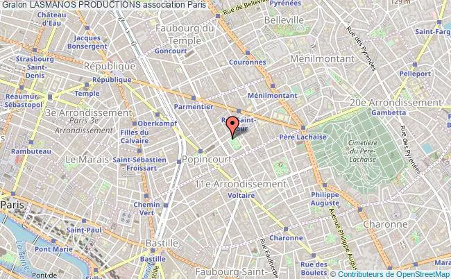plan association Lasmanos Productions Paris