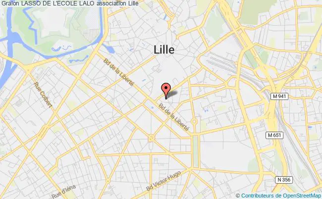 plan association Lasso De L'ecole Lalo Lille