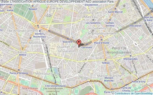 plan association L?association Afrique-europe Developpement-aed Paris
