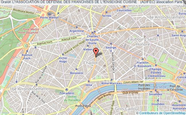 plan association L?association De Defense Des Franchises De L?enseigne Cuisine + (adifec) Paris