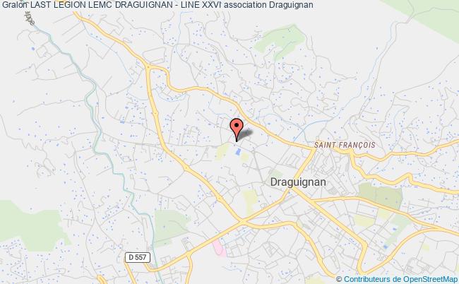 plan association Last Legion Lemc Draguignan - Line Xxvi Draguignan