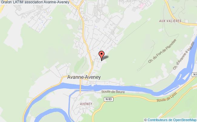 plan association Latim Avanne-Aveney