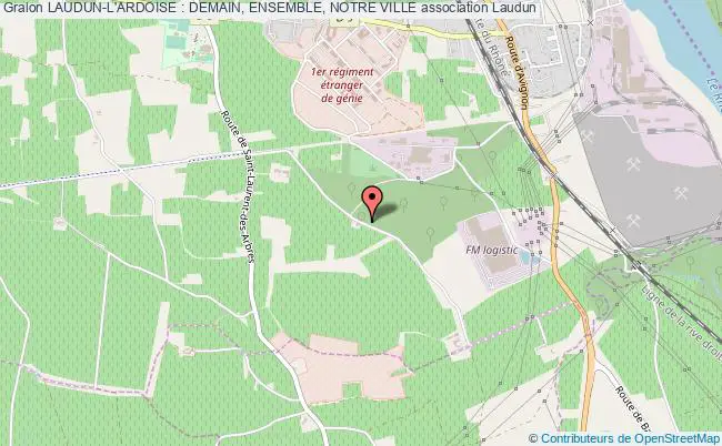 plan association Laudun-l'ardoise : Demain, Ensemble, Notre Ville Laudun-l'Ardoise