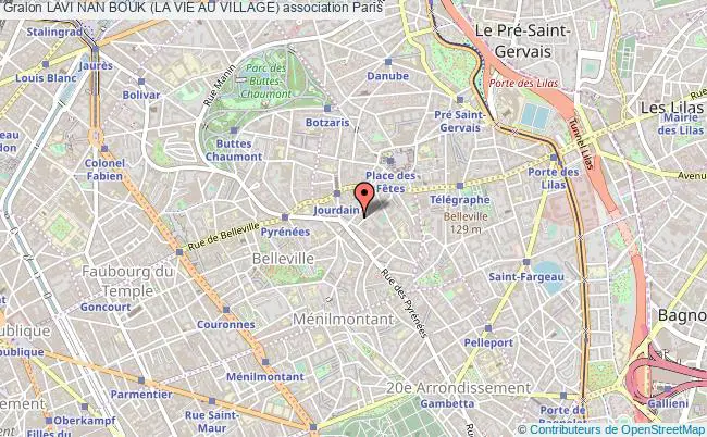 plan association Lavi Nan Bouk (la Vie Au Village) Paris