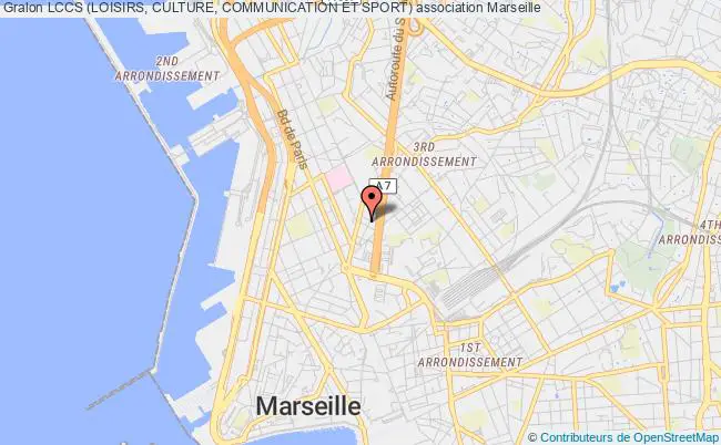 plan association Lccs (loisirs, Culture, Communication Et Sport) Marseille