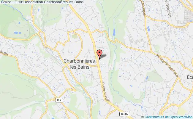 plan association Le 101 Charbonnières-les-Bains